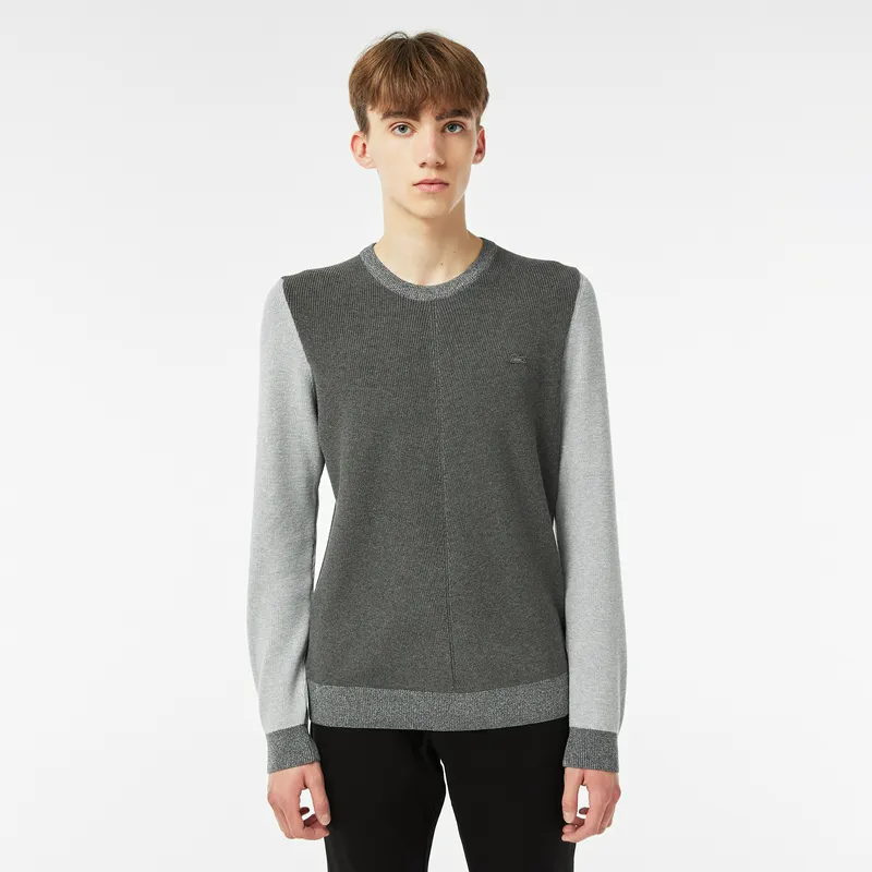 Свитер Lacoste хлопковый, серый, арт. AH2417