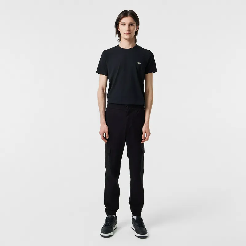 Брюки Lacoste Jogger Fit с боковыми карманами, черный, арт. HH2429