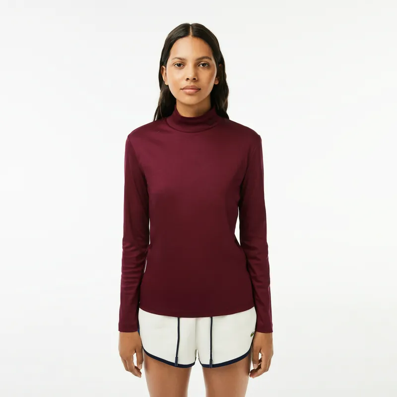 Водолазка Lacoste хлопковая, красный, арт. TF2310
