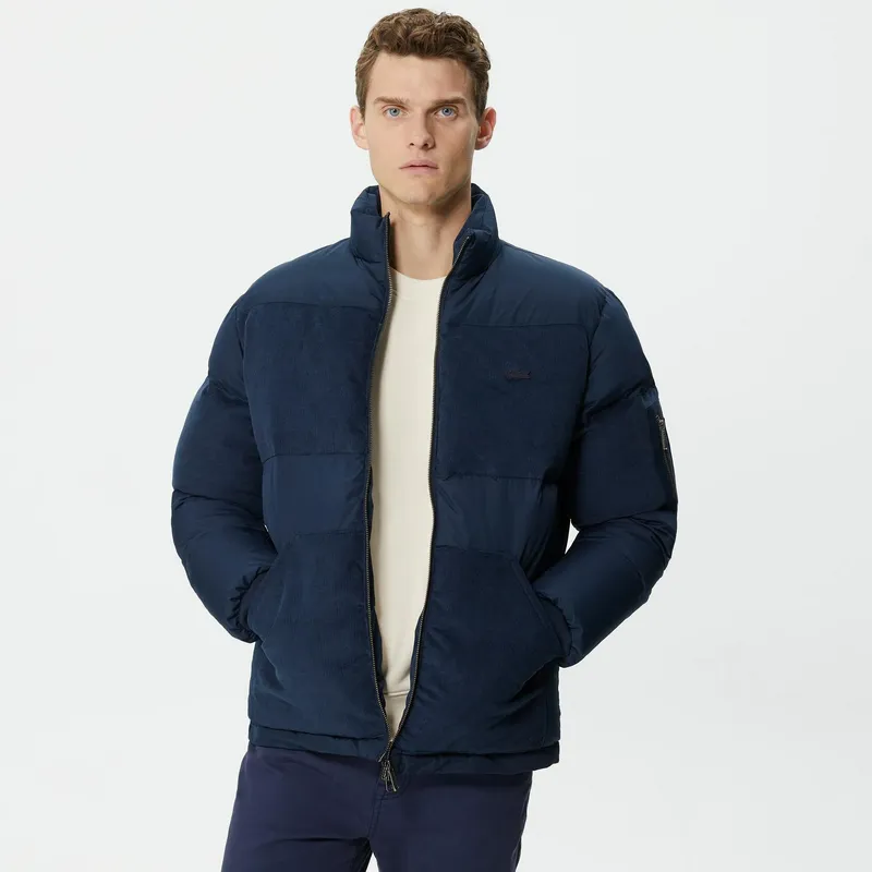 Куртка Lacoste с воротником-стойкой, синий, арт. BH2418