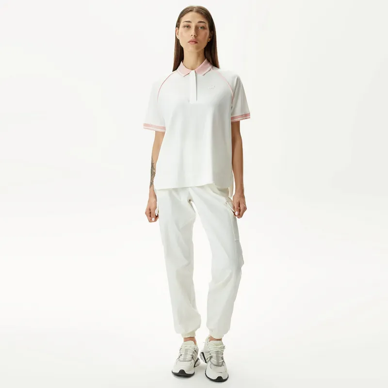 Брюки-джоггеры Lacoste с логотипом, белый, арт. HF0405