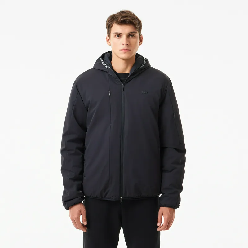 Ветровка Lacoste с капюшоном водоустойчивая, черный, арт. BH2511R