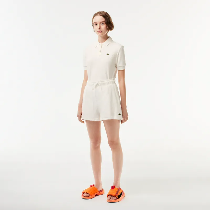 Шорты Lacoste из органического хлопка, белый, арт. GF6419