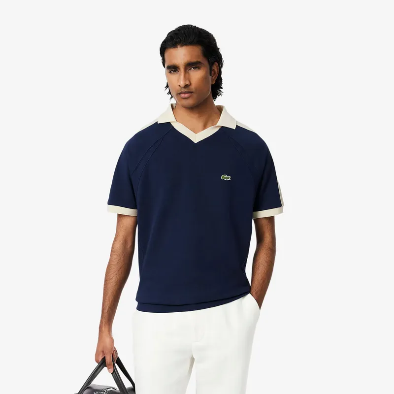 Поло Lacoste из органического хлопка, синий, арт. DH2123