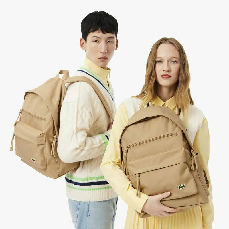 Рюкзак Lacoste Neo Croc, бежевый, арт. NU5180NE