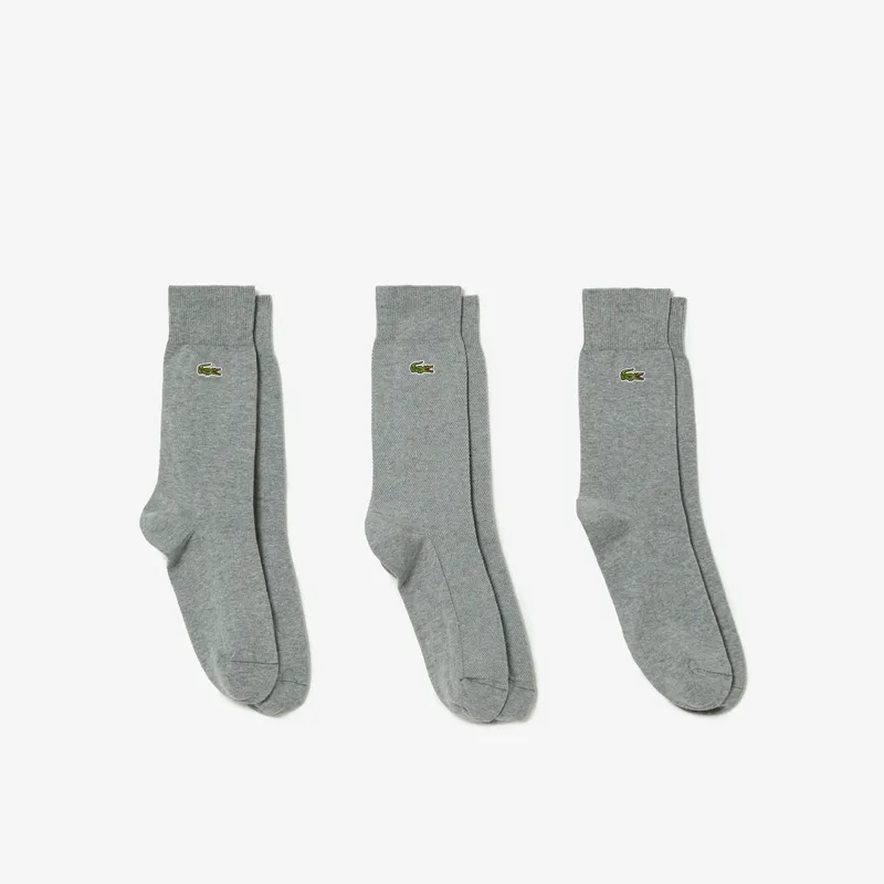 Носки хлопковые Lacoste, серый, арт. RA4261