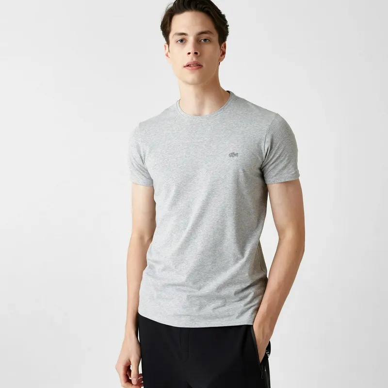 Футболка Lacoste приталенного кроя, серый, арт. TH0998