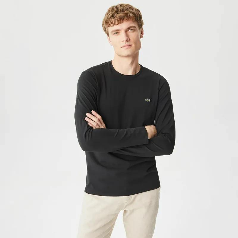Футболка Lacoste стандартного кроя, черный, арт. TH0990