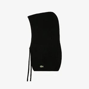 Вязаная шапка-балаклава Lacoste, черный, арт. RB2503