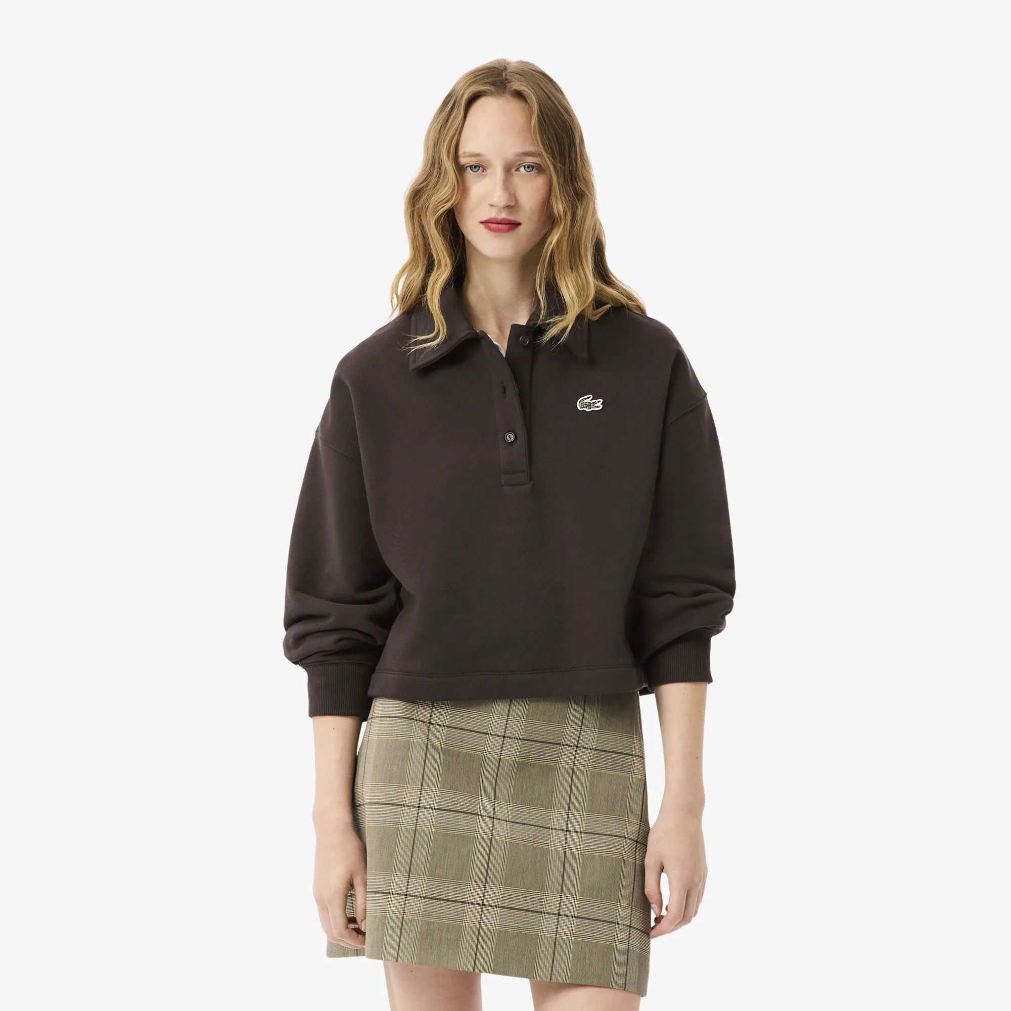 Свитшот Lacoste, коричневый, арт. SF5275
