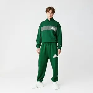Спортивные брюки Lacoste Relaxed Fit из хлопка, зеленый, арт. XH5585