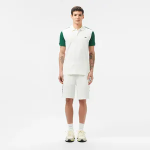 Мужские шорты Lacoste из эластичного хлопка, белый, арт. GH0512