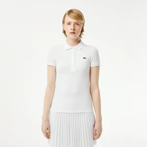 Поло Lacoste L12.12 Slim Fit, белый, арт. DF3443
