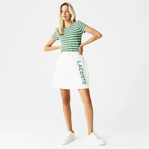 Юбка Lacoste с эластичным поясом, белый, арт. JF0303