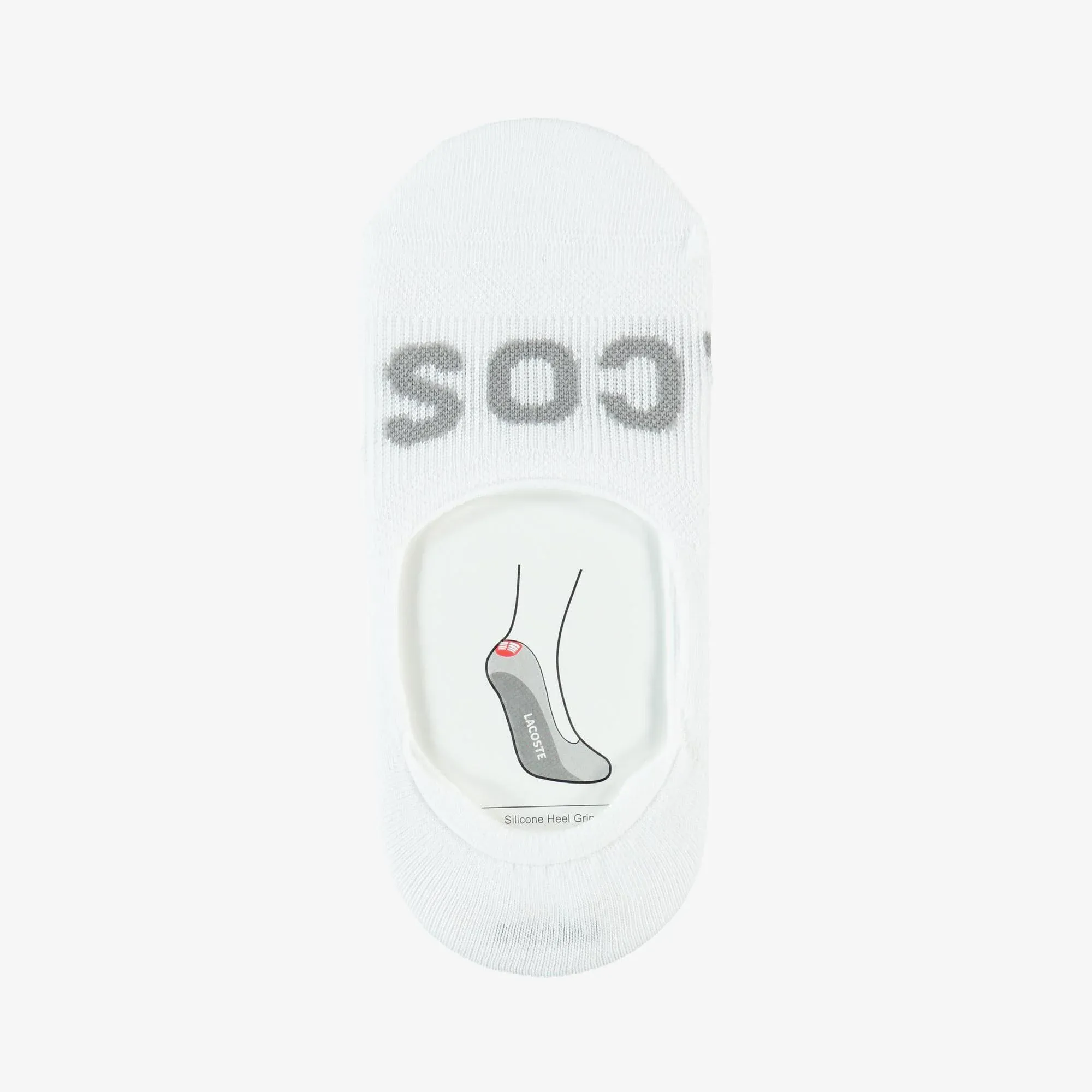 Носки Lacoste Unisex с принтом, белый, арт. RA0302