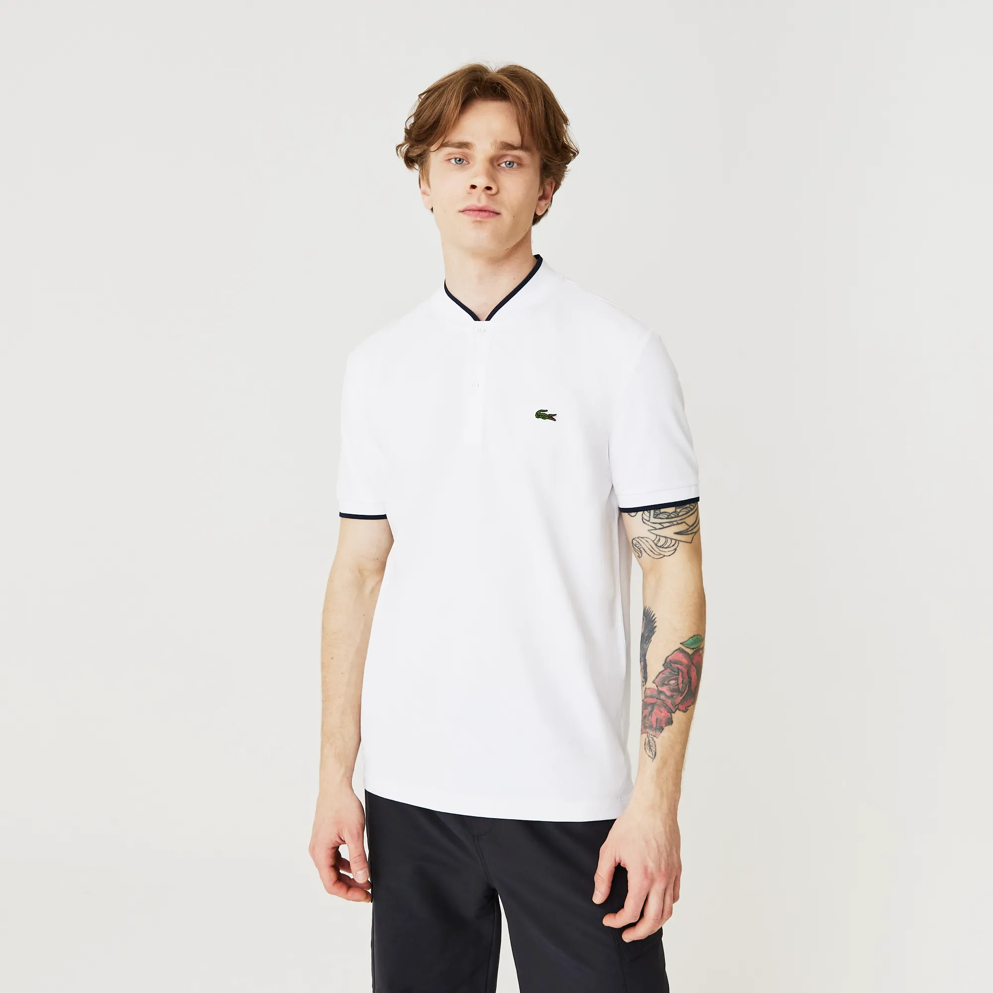 Поло Lacoste Slim Fit, белый, арт. PH0304