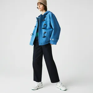 Женская куртка Lacoste L!VE из смесовой шерсти, синий, арт. BF7055