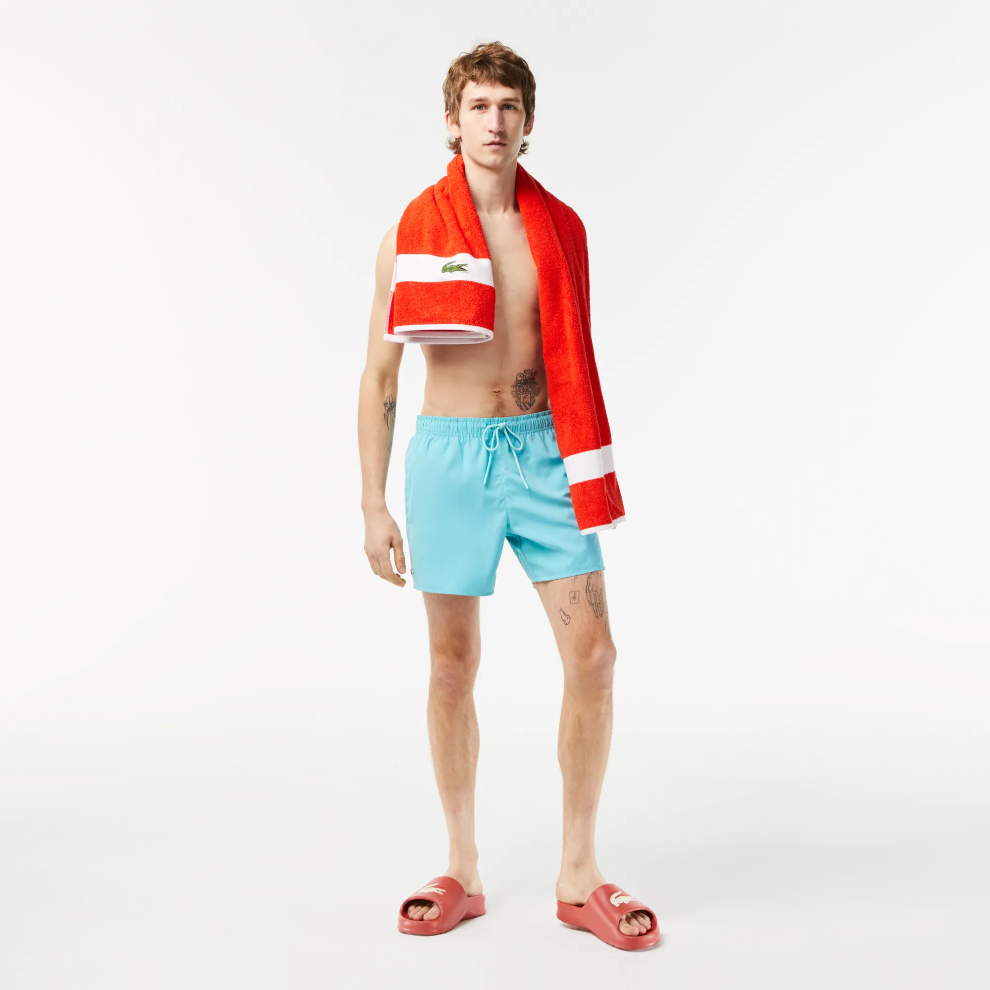 Купальные шорты Lacoste, голубой, арт. MH6270