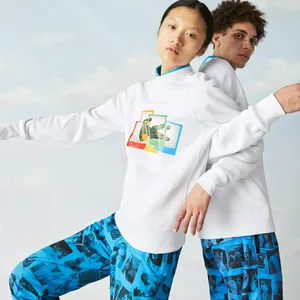 Хлопковый свитшот Lacoste x Polaroid, белый, арт. SH2183