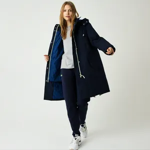 Женская парка Lacoste с утепленной подкладкой, синий, арт. BF2489