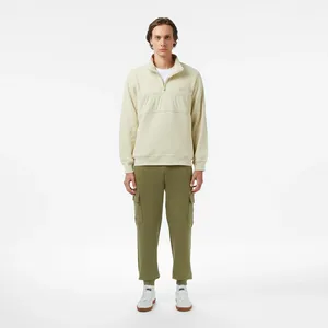 Мужские хлопковые спортивные брюки Lacoste REGULAR FIT, хаки, арт. XH2601