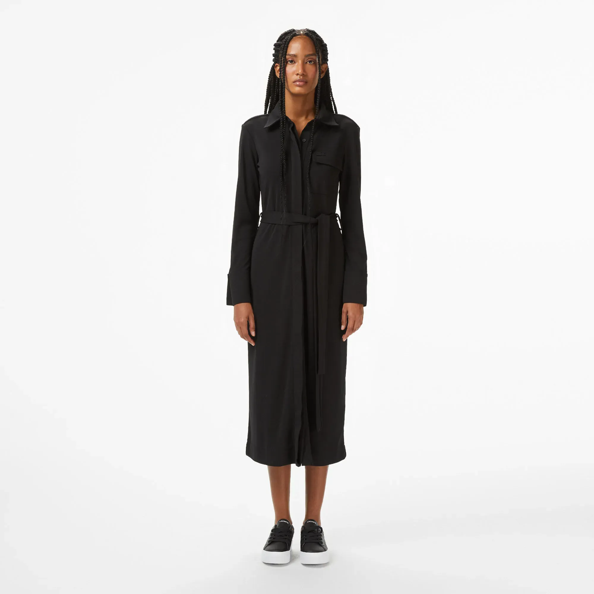 Платье Lacoste Slim Fit, черный, арт. EF2631