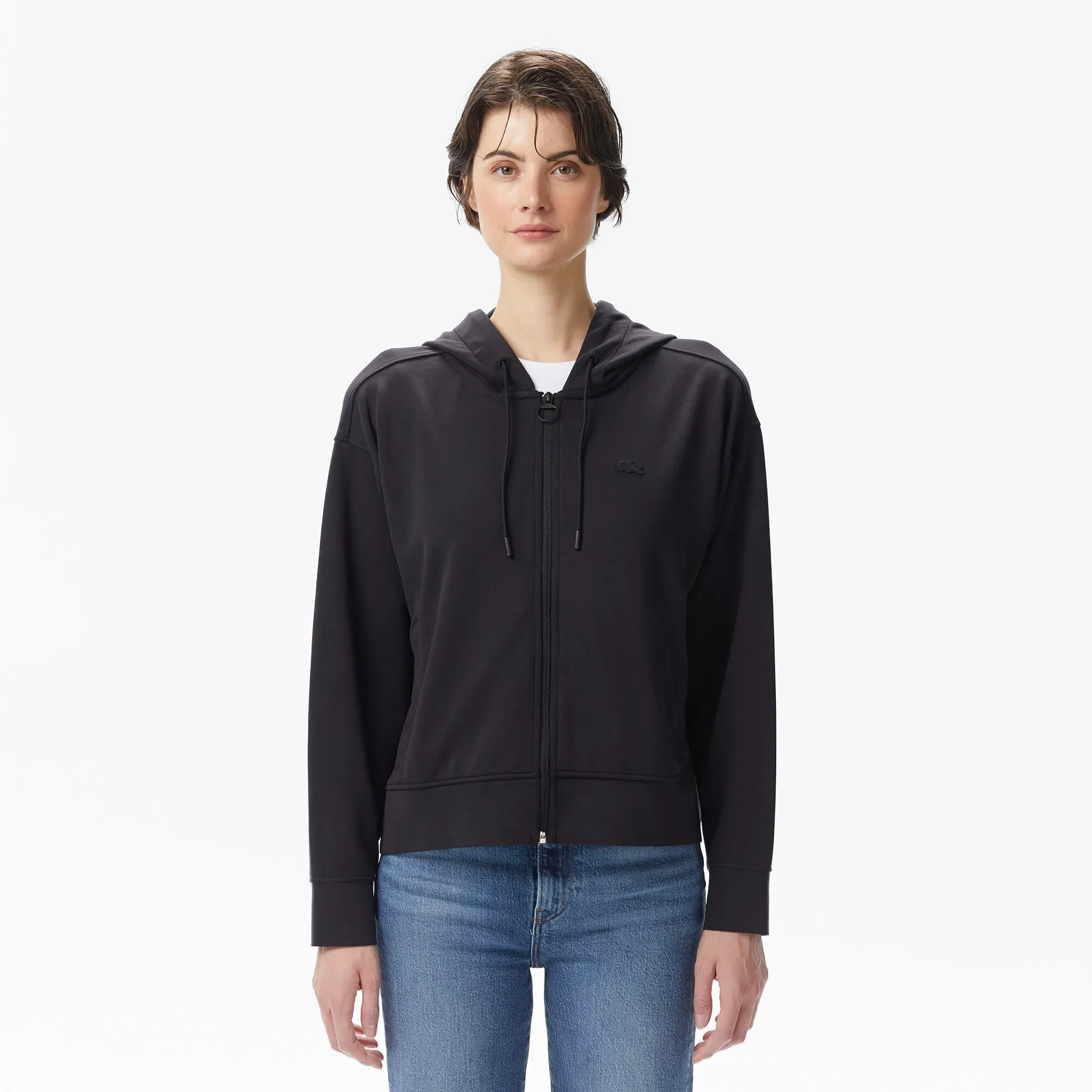 Женский свитшот Lacoste RELAXED FIT, черный, арт. SF2605