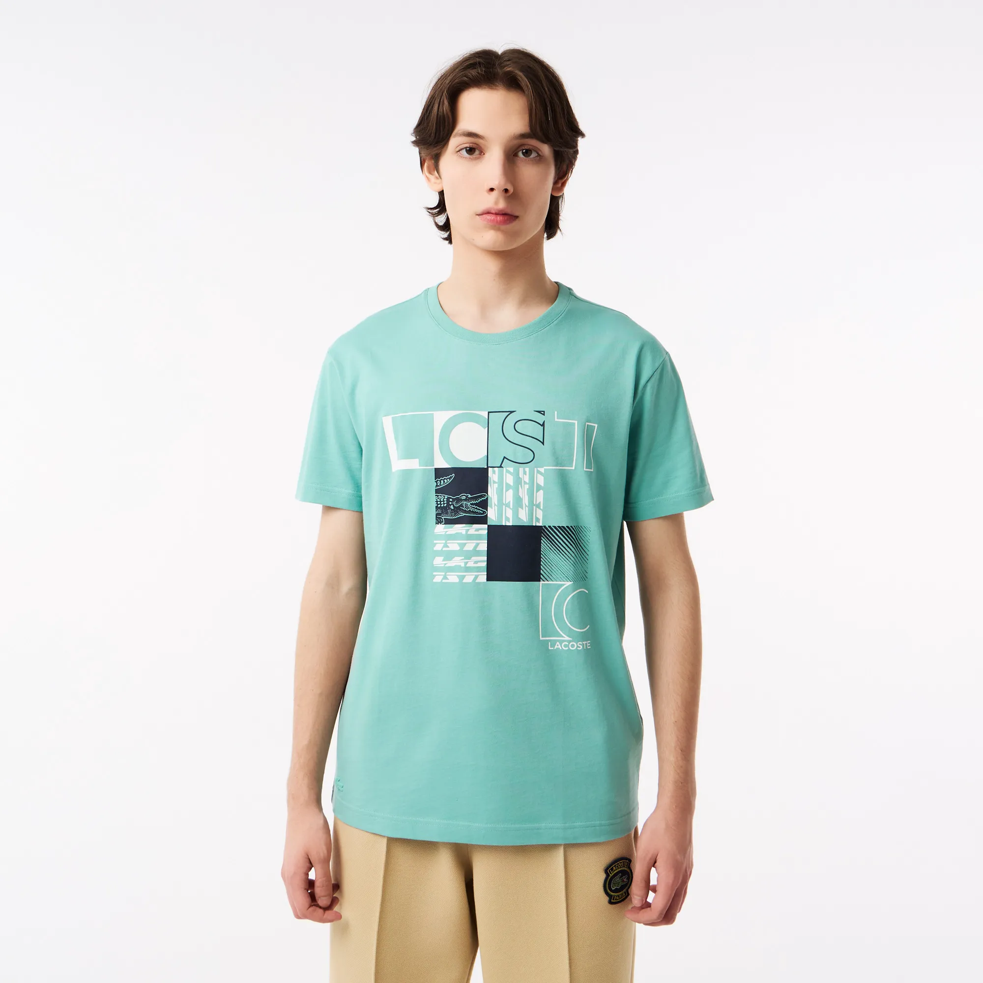 Футболка Lacoste Slim Fit, зеленый, арт. TH0327