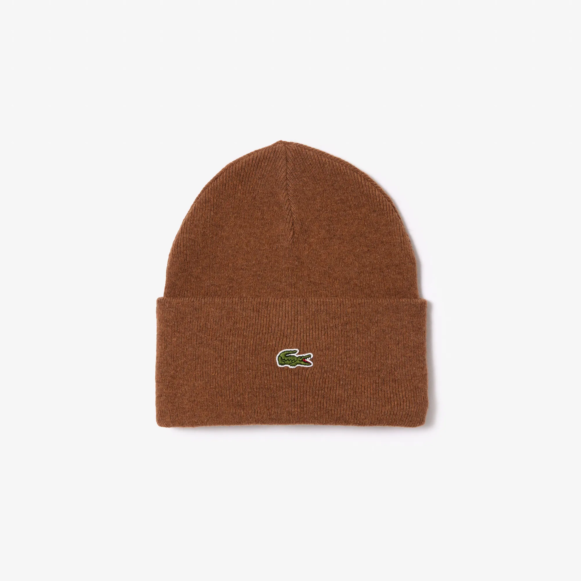 Шерстяная шапка Lacoste, коричневый, арт. RB9825
