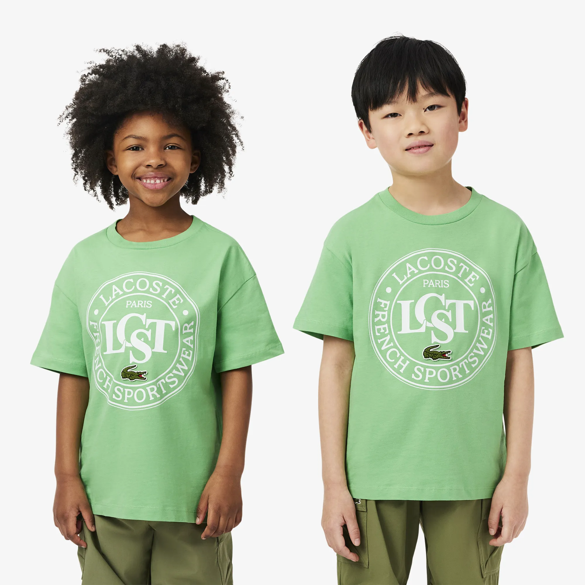 Футболка Lacoste с принтом, зеленый, арт. TJ2463