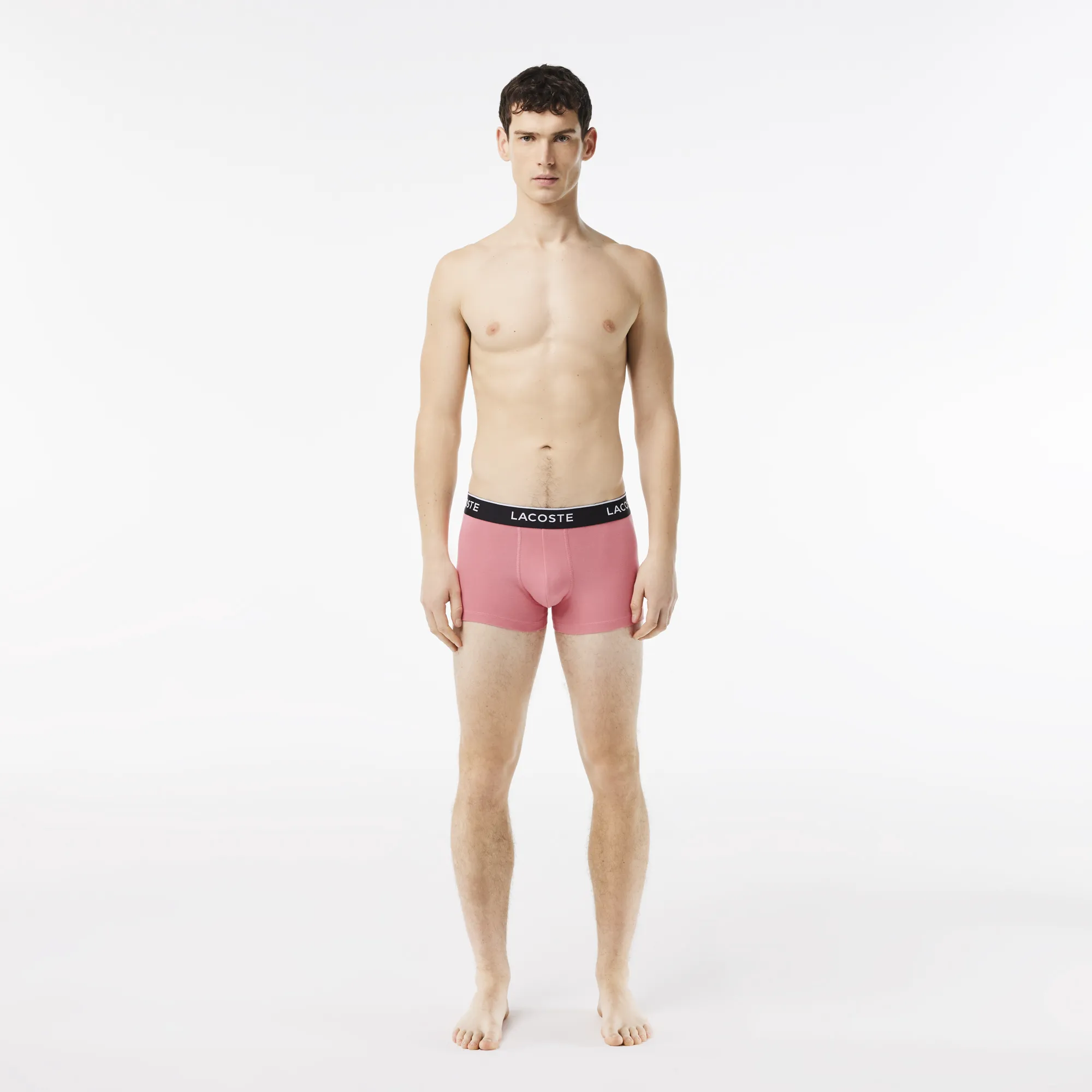 Мужское нижнее бельё Lacoste, розовый, арт. 5H3389