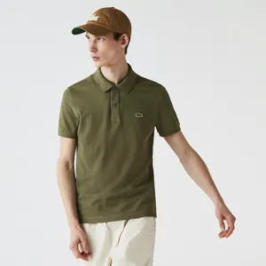Мужское поло Lacoste L.12.12 Slim Fit, зеленый, арт. PH4012