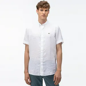 Льняная рубашка Lacoste, белый, арт. CH0055