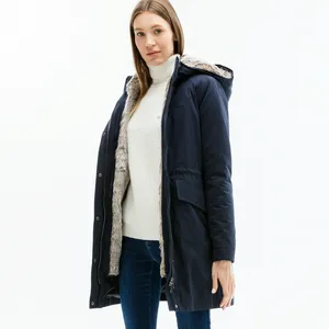 Женская утеплённая куртка-парка Lacoste, синий, арт. BF2040