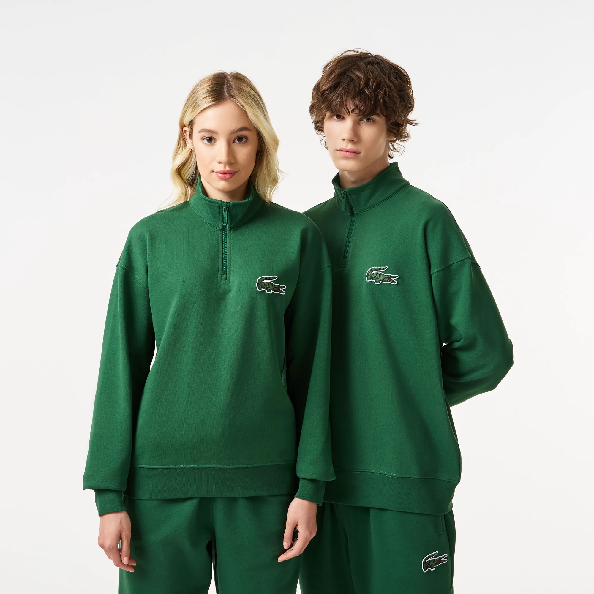 Толстовка Lacoste Unisex Loose Fit, зеленый, арт. SH0069