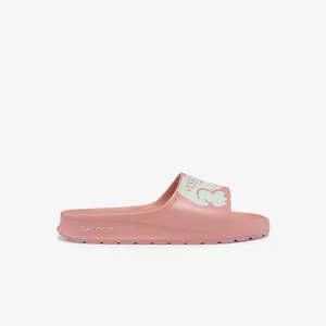 Женские сланцы Lacoste CROCO 2.0, розовый, арт. 741CFA0035