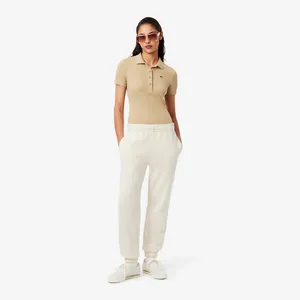 Женские спортивные брюки Lacoste из органического хлопка, белый, арт. XF0353