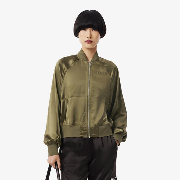 Женская рубашка Lacoste OVERSIZE FIT, хаки, арт. CF5318
