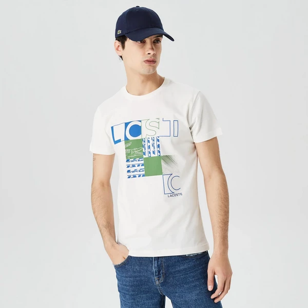 Футболка Lacoste Slim Fit, белый, арт. TH0327