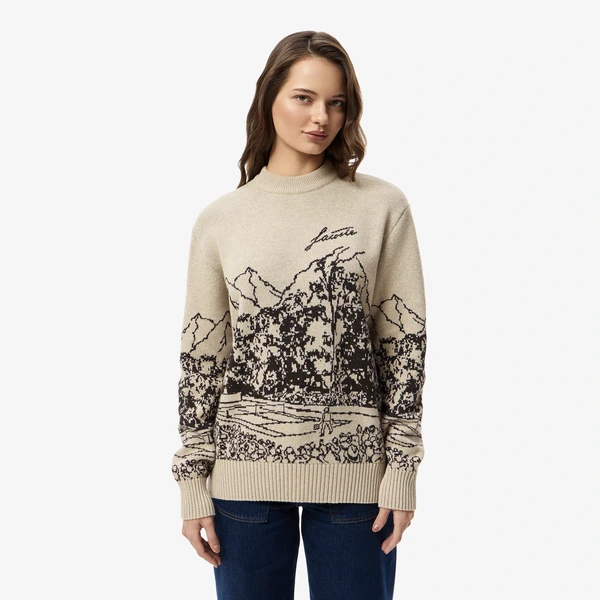 Свитер Lacoste RELAXED FIT, бежевый, арт. AF2611