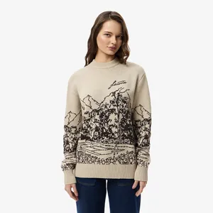 Свитер Lacoste RELAXED FIT, бежевый, арт. AF2611