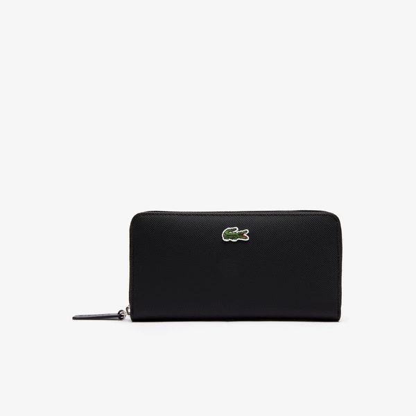 Кошелёк Lacoste L.12.12 Concept Petit Pique, черный, арт. NF2900PO