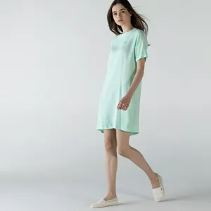 Женское платье Lacoste с круглым воротом, синий, арт. EF0123R