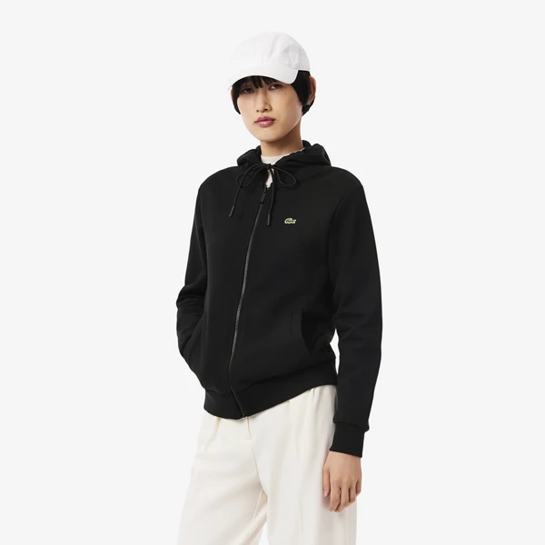 Женская толстовка Lacoste из органического хлопка, черный, арт. SF5256