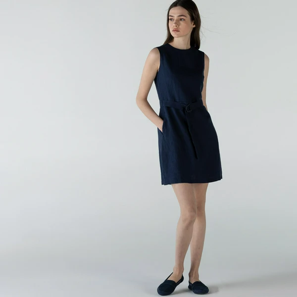 Платье Lacoste без рукавов, синий, арт. EF0117