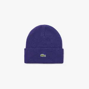 Шапка Lacoste в рубчик, фиолетовый, арт. RB9825