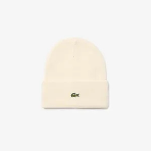 Шерстяная шапка Lacoste, белый, арт. RB9825