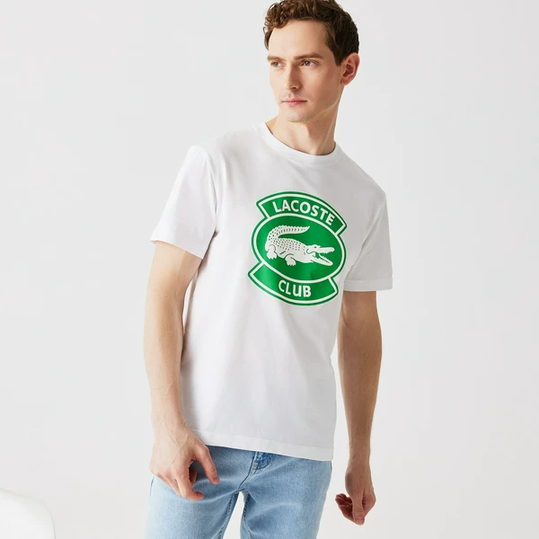 Футболка Lacoste Club Badge, белый, арт. TH1786