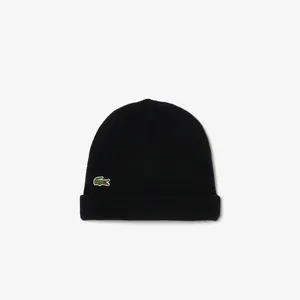 Шерстяная шапка Lacoste Unisex, черный, арт. RB0003