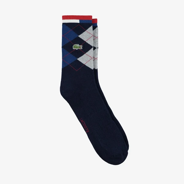 Высокие носки Lacoste Unisex, синий, арт. RA2524